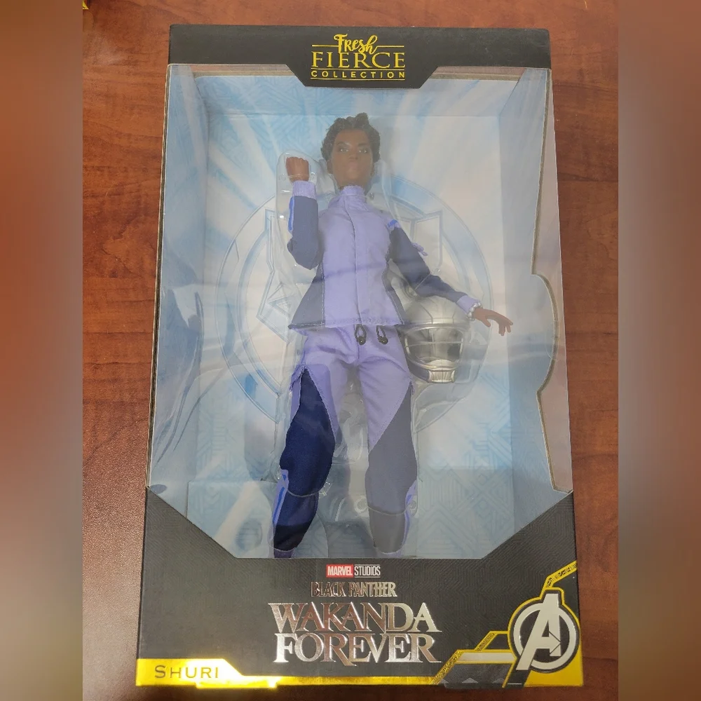 Marvel Black Panther Wakanda Forever Shuri Fashion Doll NIB
